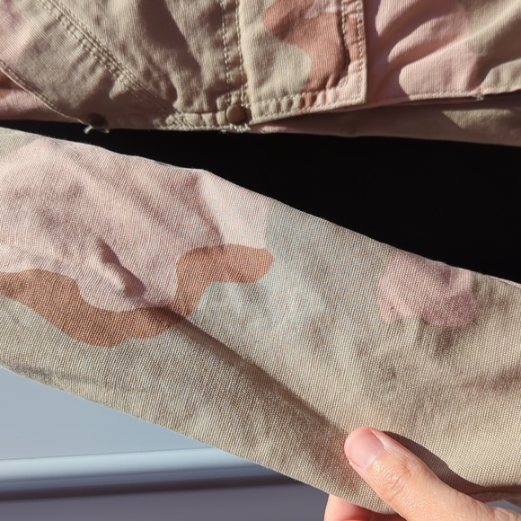 Anthropology coffee stained color army jacket - Picture 2 of 8